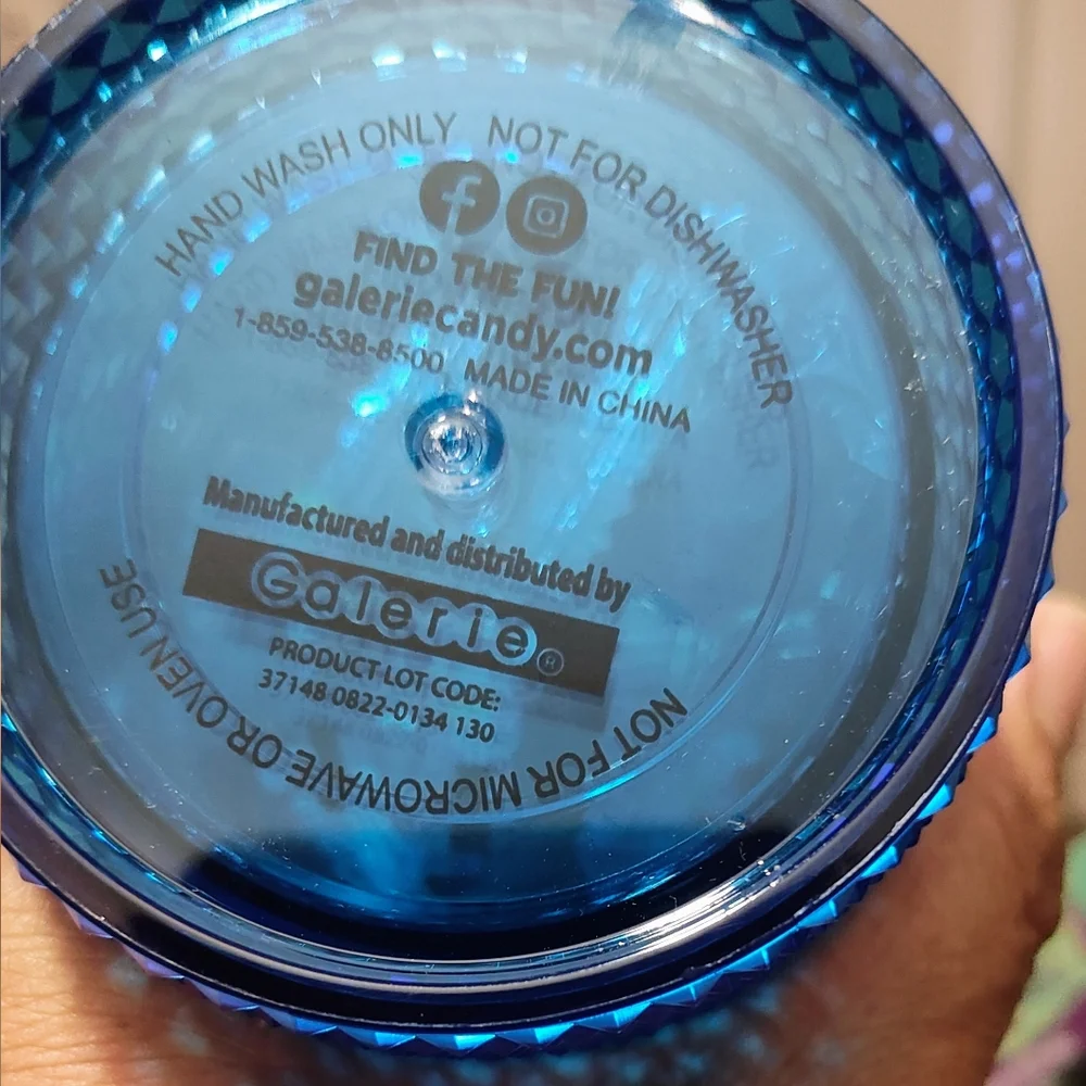 Disney Stitch Iridescent Blue Tumbler with Straw - Picture 5 of 9